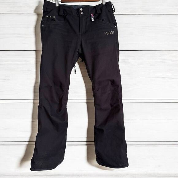 Volcom Nimbus Stretch slim Women's Snowboard Ski Pants Size M - Picture 1 of 16